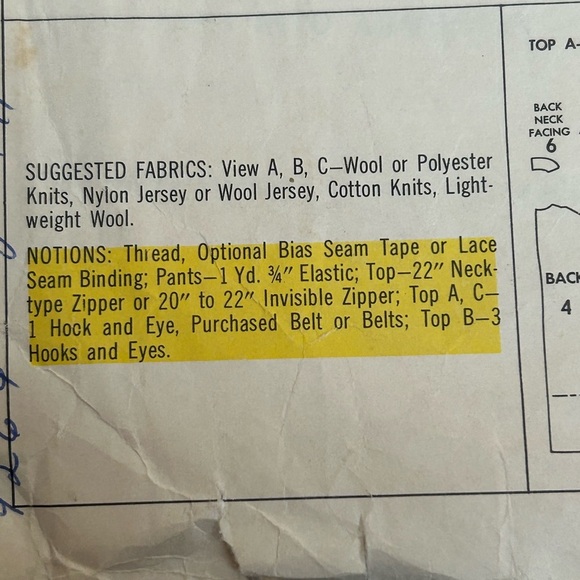 5/$25 Sewing pattern McCall 2629 kid top and pants 1970 VTG 👧 - Picture 5 of 8